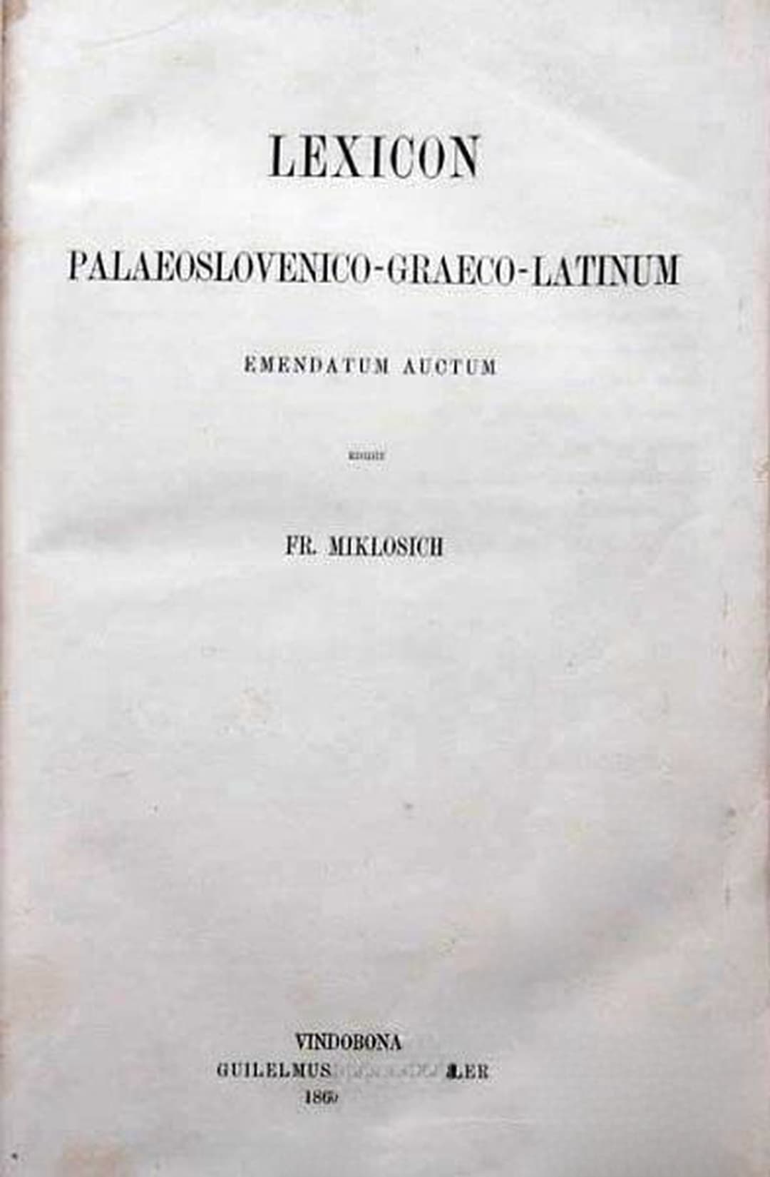 Lexicon Palaeoslovenico-Graeco-Latinum — cover