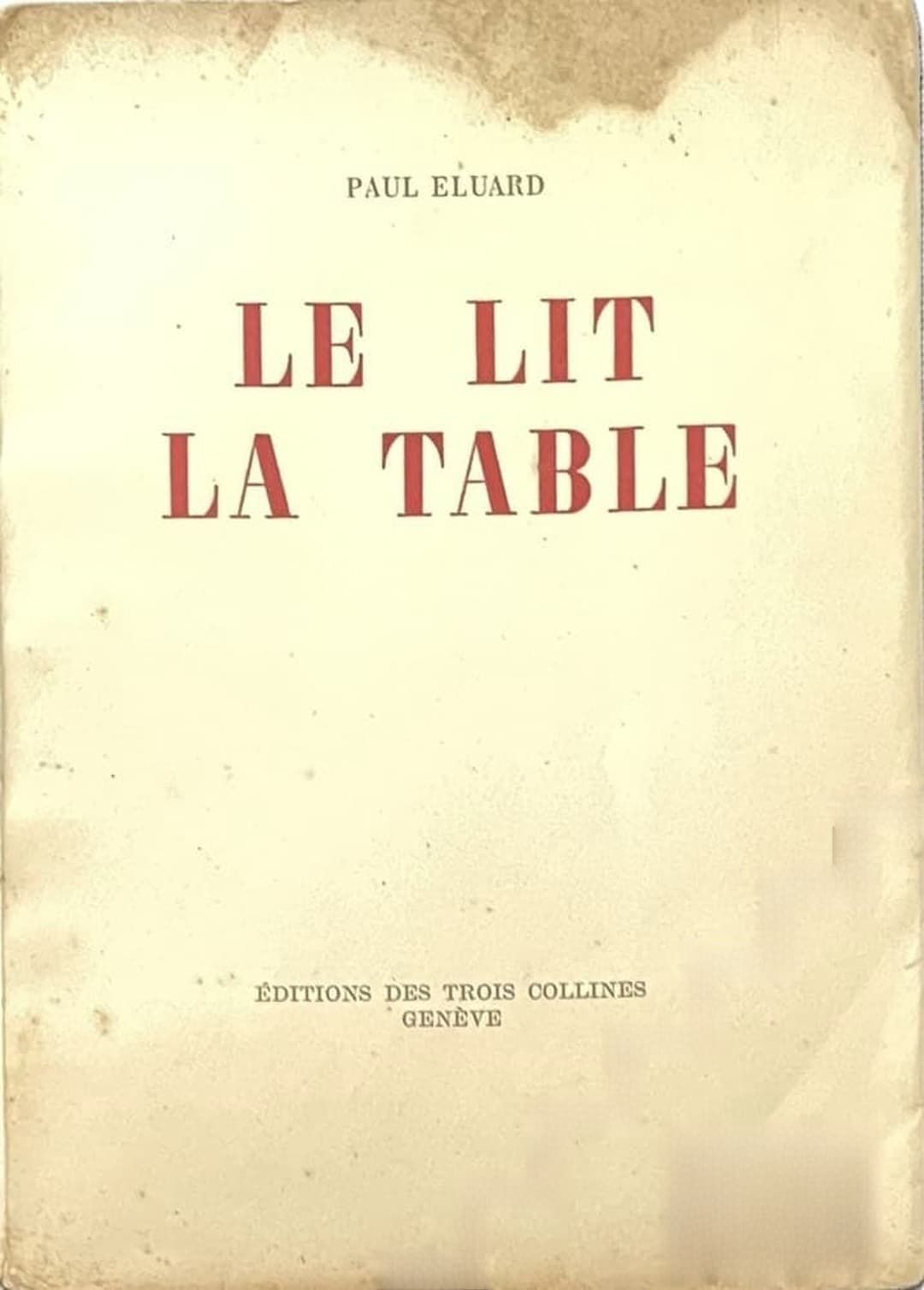Le lit la table — обложка