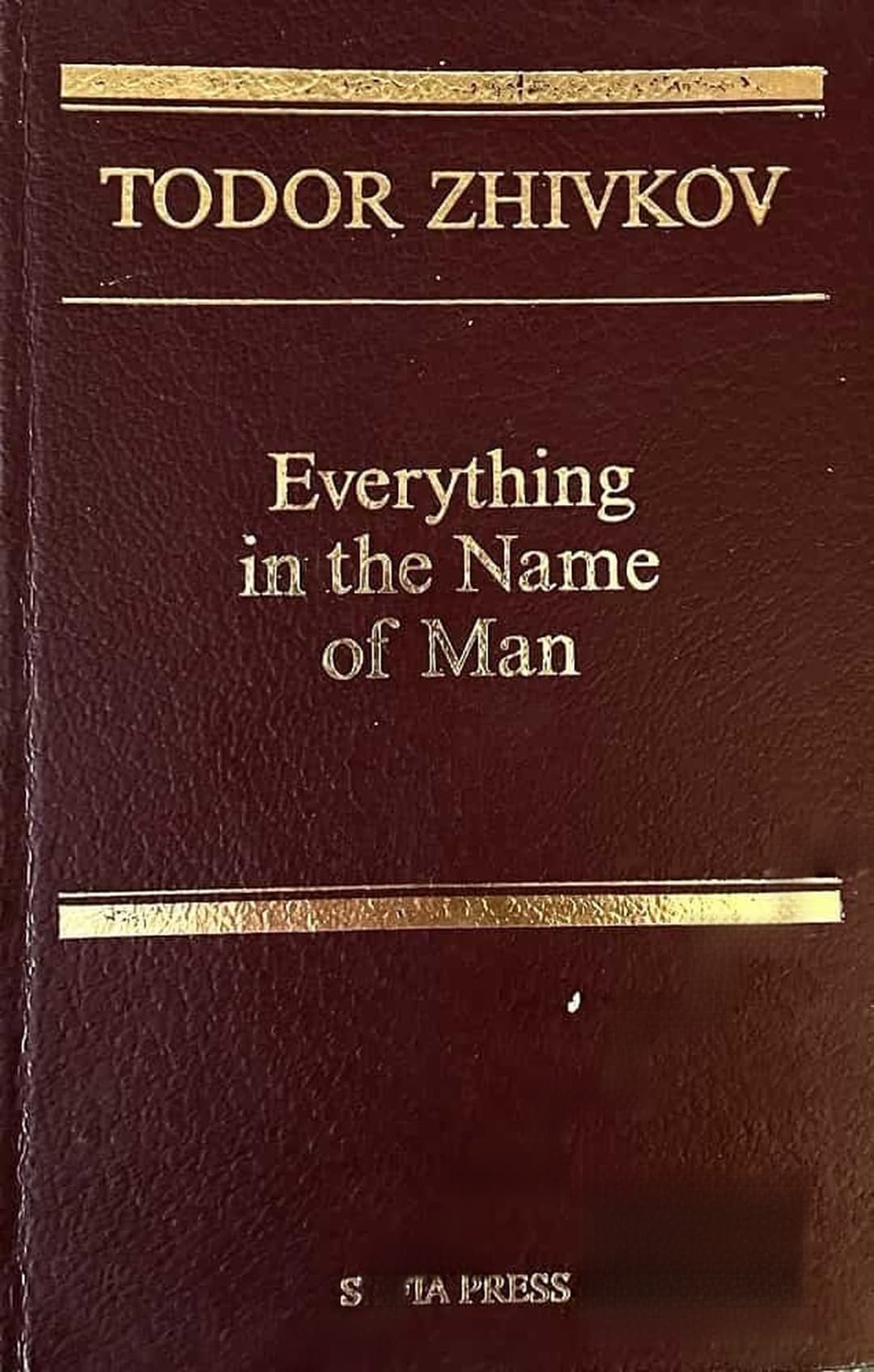 Everything in the Name of Man — cover