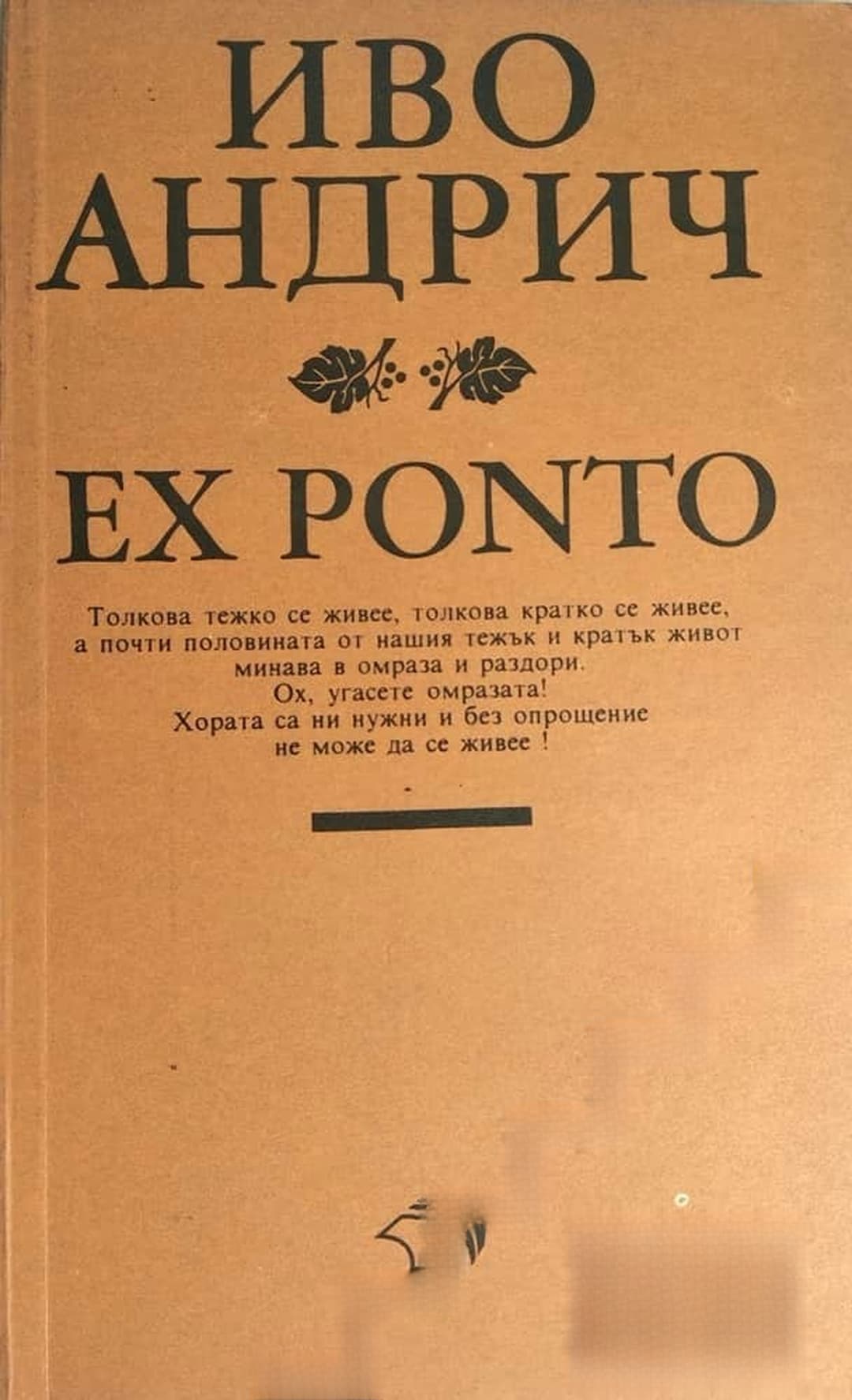 Ex Ponto — обложка