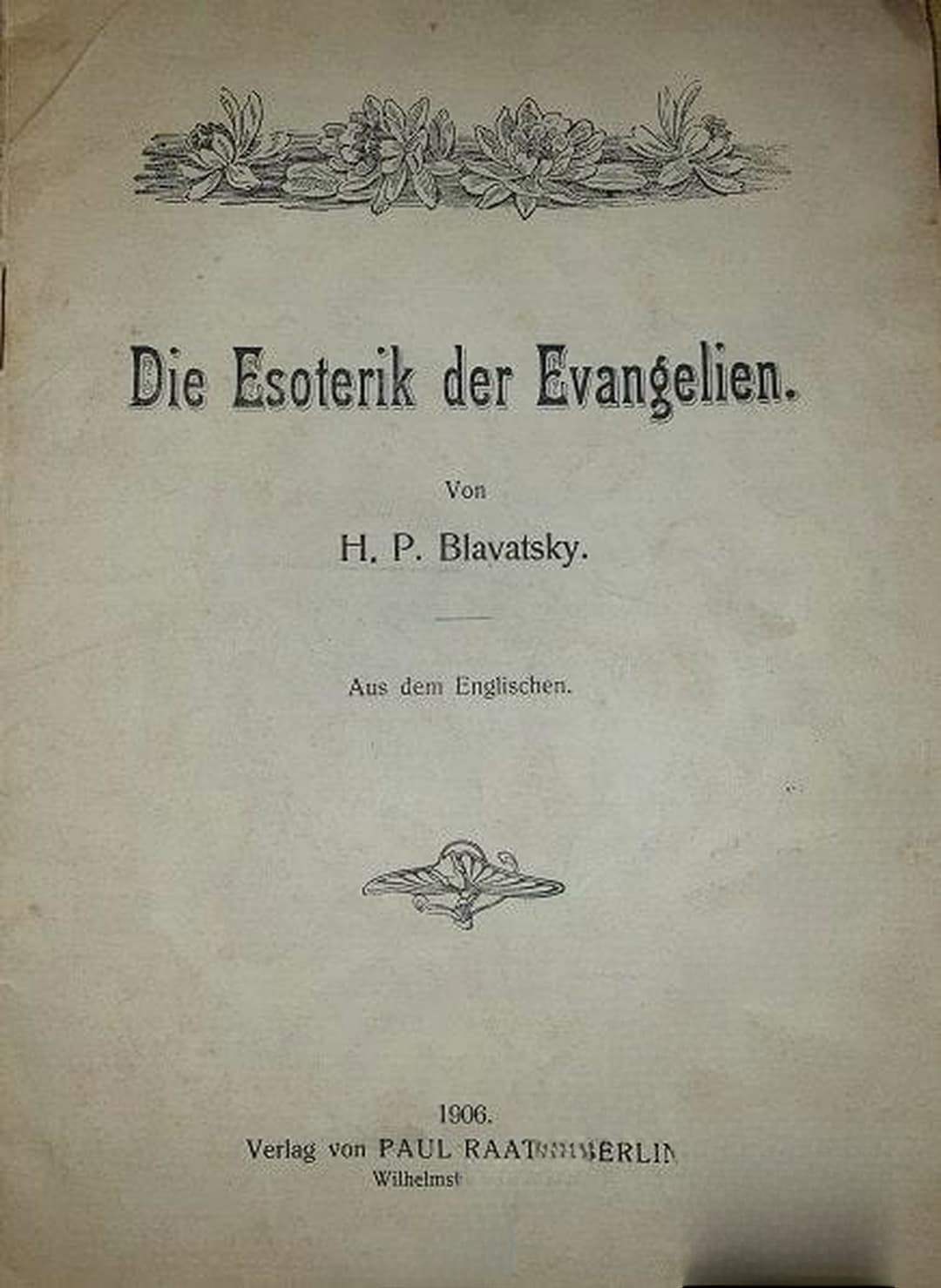 Die Ezoterik ger Evangelien — обложка