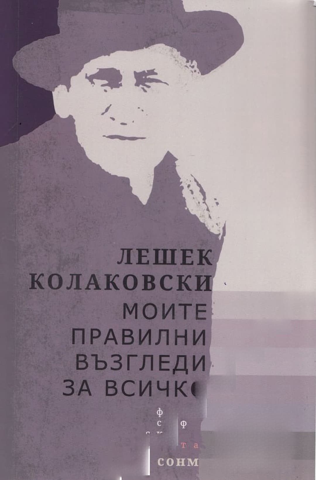 Моите правилни възгледи за всичко — обложка